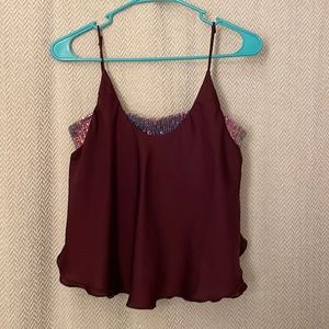 Free People Sequin Silky Top